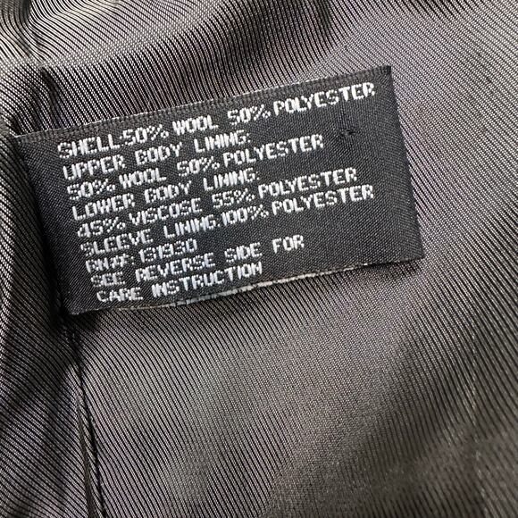 EMANUEL EMANUEL UNGARO Black Wool Coat with Sweater Lining Size Medium - Picture 7 of 9